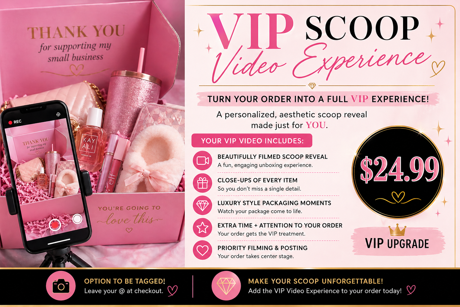 VIP Scoop Video Experience 🎥💎